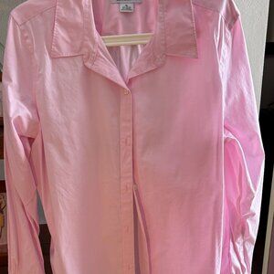 Liz Claiborne pale pink women's button-up dress shirt - size XL